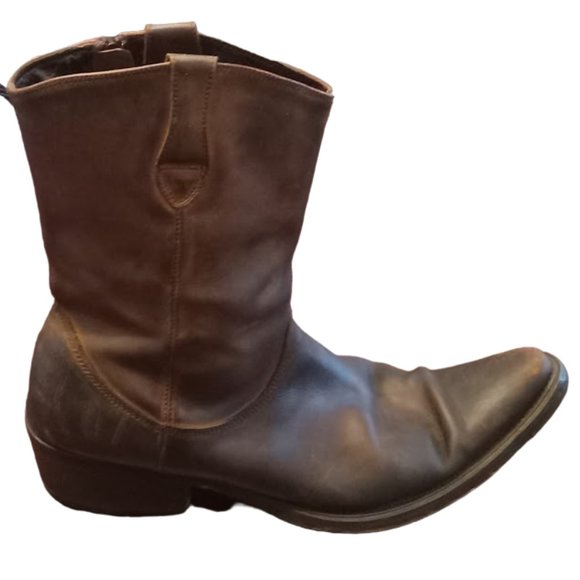 GUC | HTF "P Custer" | 🤠👢Cowboy Boots👢🤠 | Dark Brown | Men's | Size: 10.5 - Picture 5 of 16